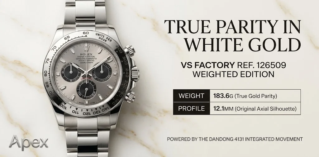 VSF Daytona 126509 Weighted Edition: How They Got the Weight Right