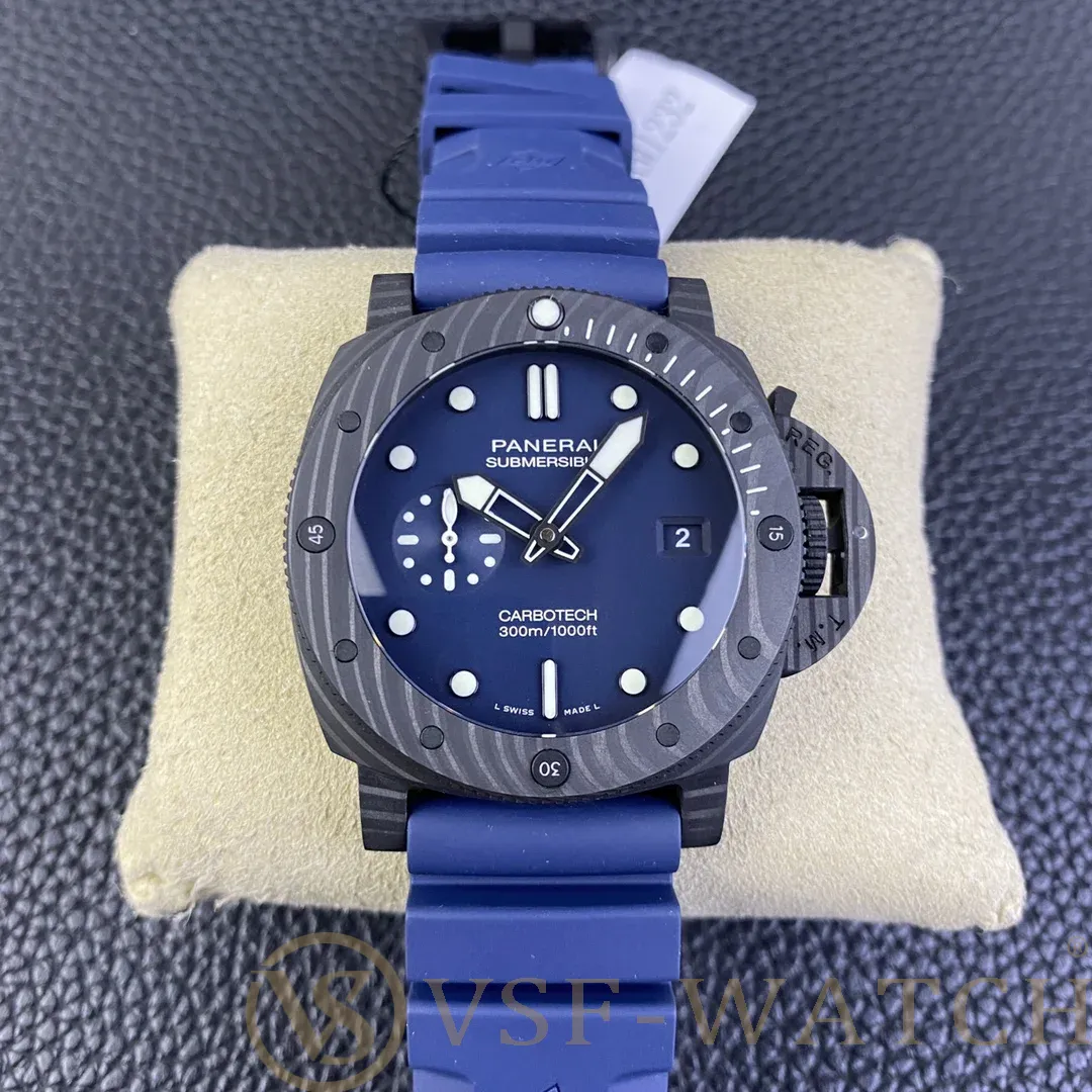 VSF Watch Panerai Submersible Carbotech 44mm Blue Dial (PAM0