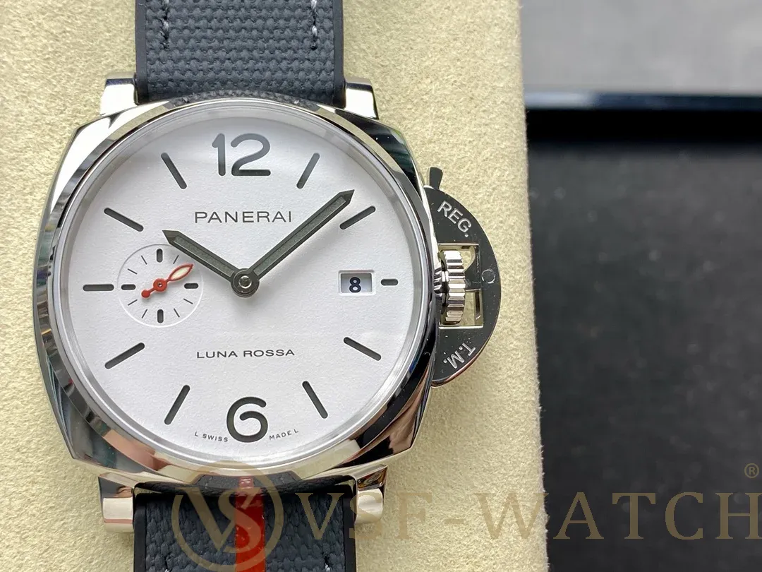 VSF Watch Panerai Luminor Due Luna Rossa 42mm White Dial PAM