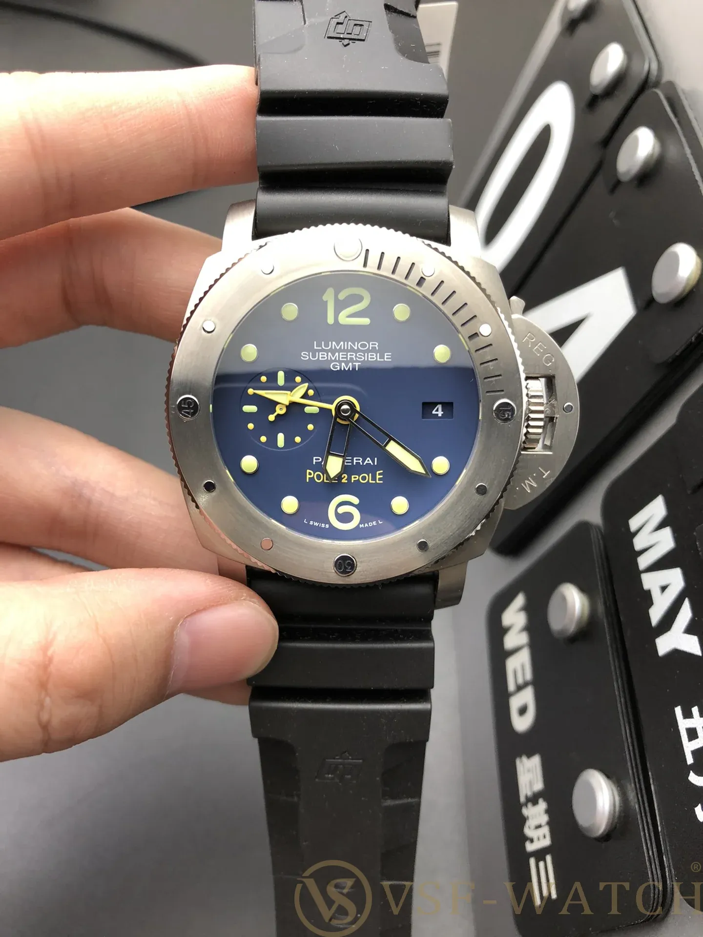 VSF Watch Factory Panerai Submersible GMT “Pole2Pole” 47mm P