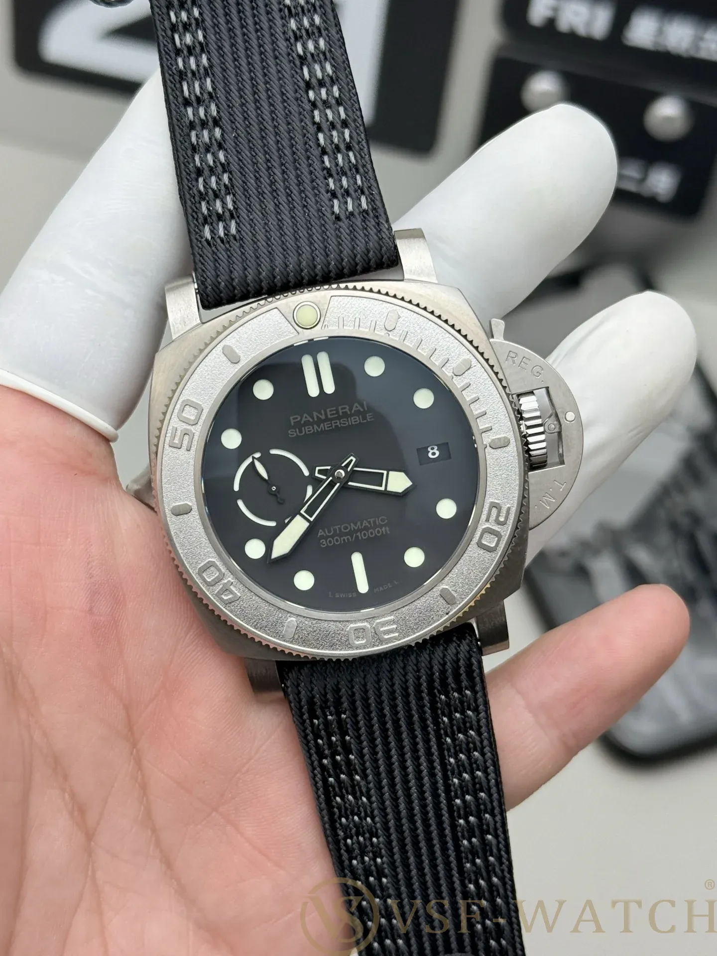 VSF Watch Factory Panerai Submersible 42mm Black Dial PAM009