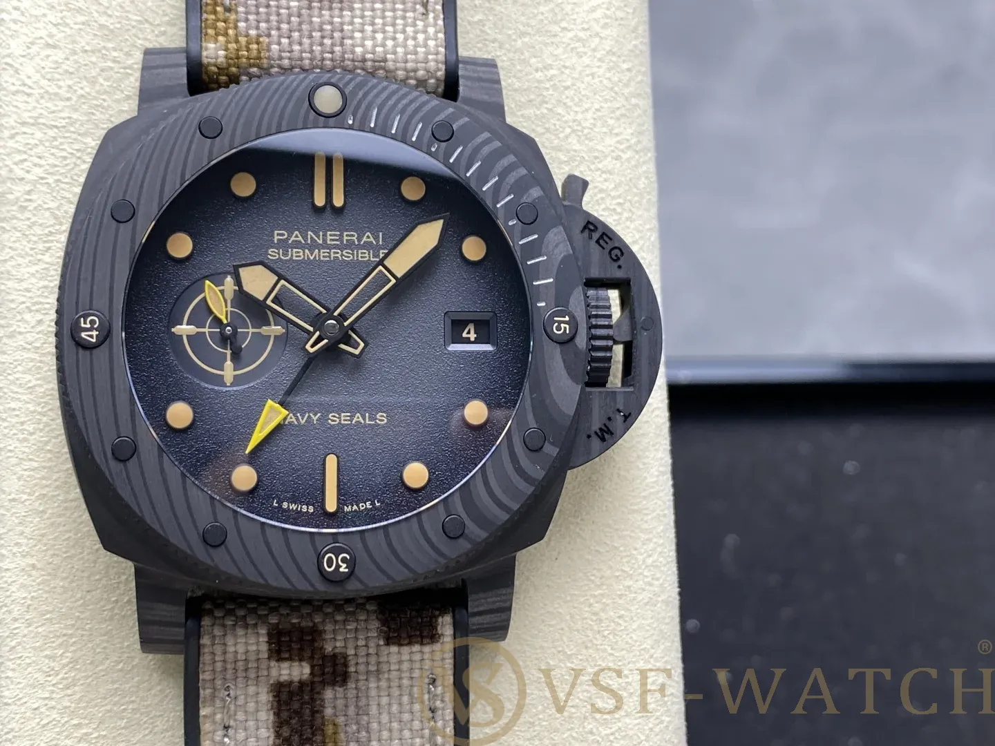 VSF Watch Factory Panerai Submersible GMT Navy SEALs Carbote