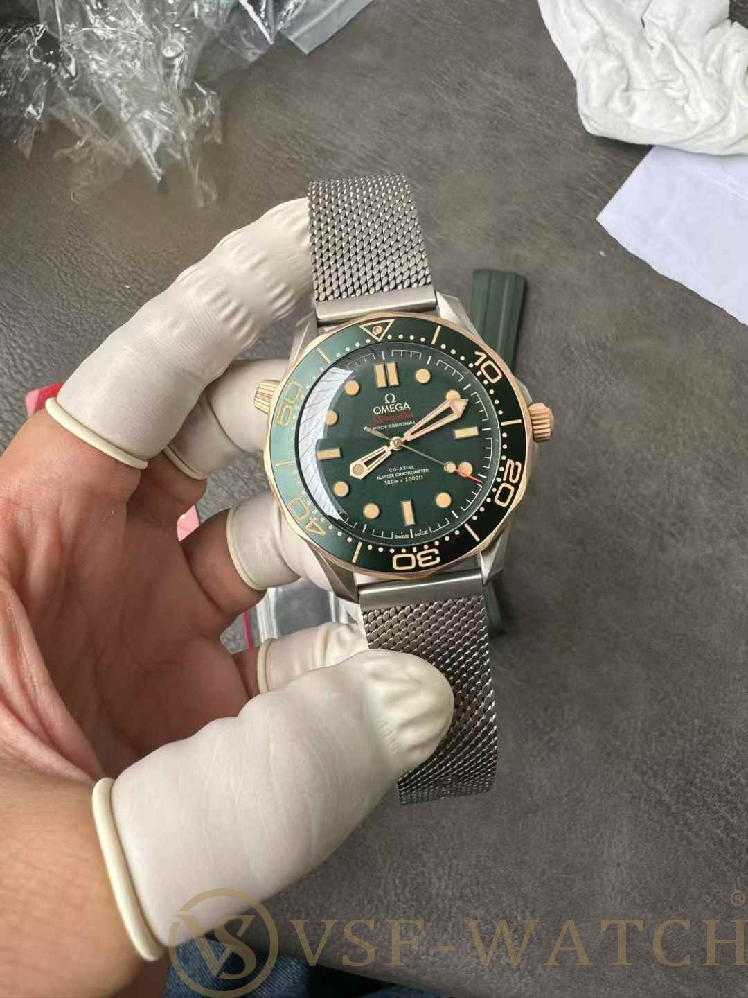 VSF Watch Factory Omega Seamaster Diver 300M 42mm “Green / T