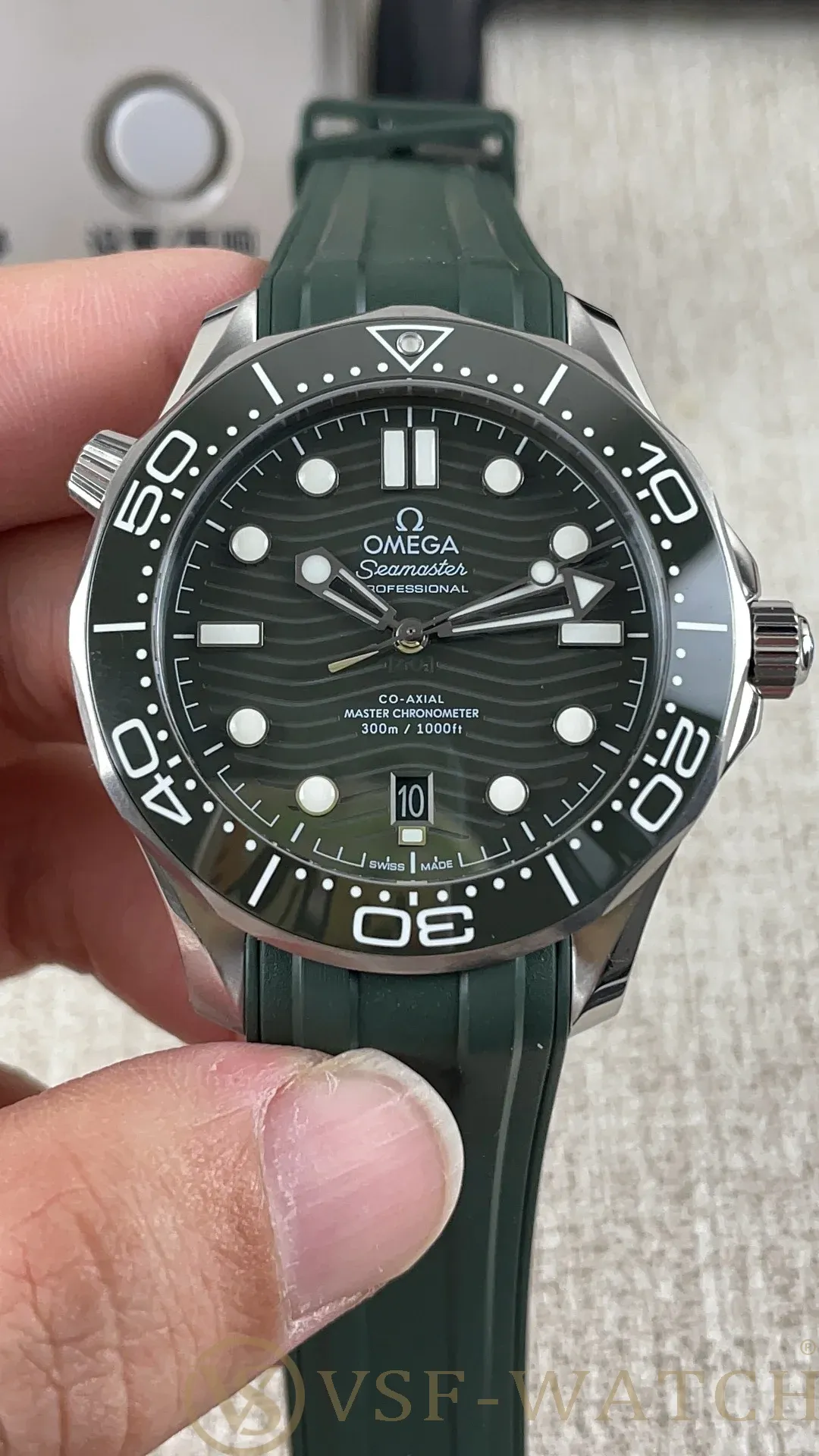 VSF Watch Factory Omega Seamaster Diver 300M “Seaweed Green”