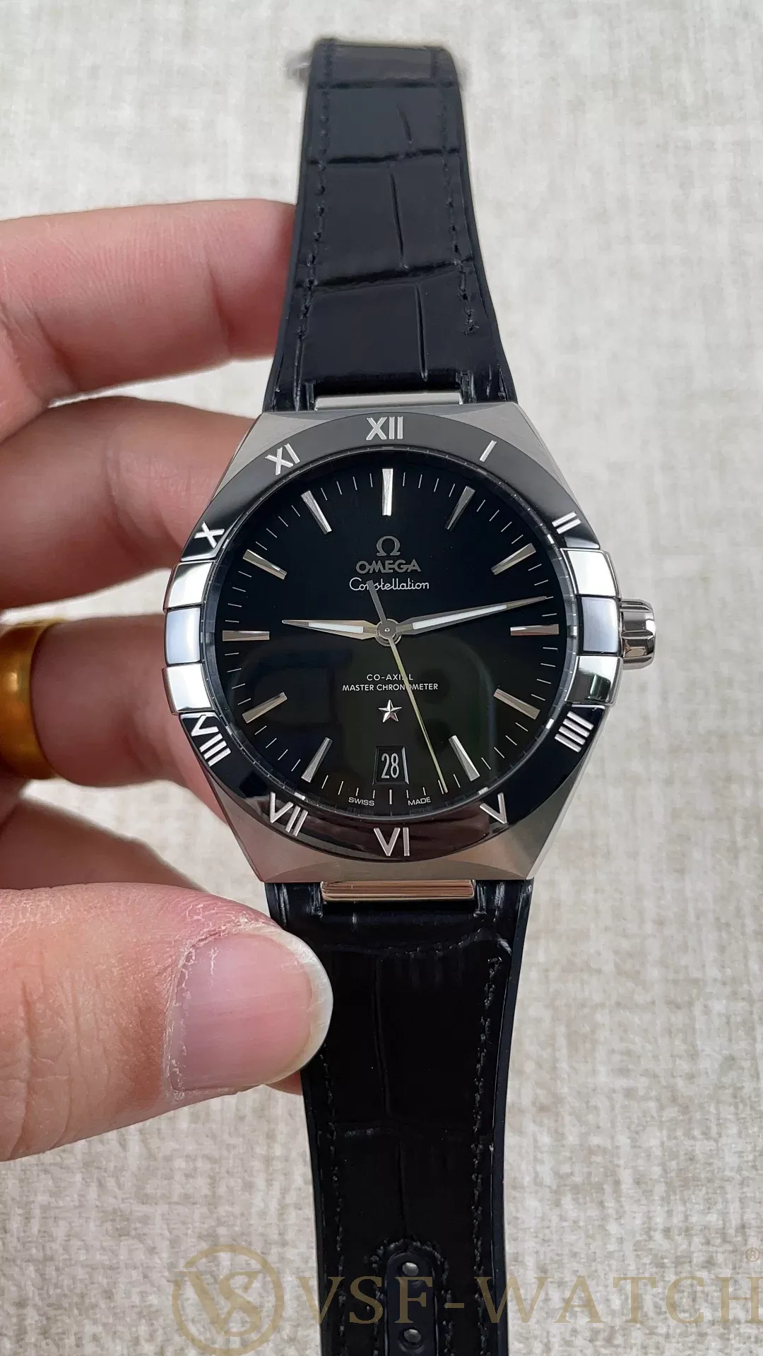 VSF Watch Factory Omega Constellation 41mm Steel Black Ceram