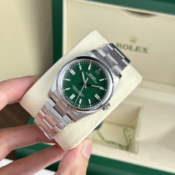 VSF Watch Rolex Oyster Perpetual 126000 904L Steel Green Dia