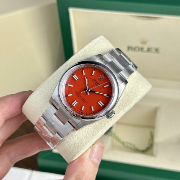 VSF Watch Rolex Oyster Perpetual 126000 904L Steel Red Dial 