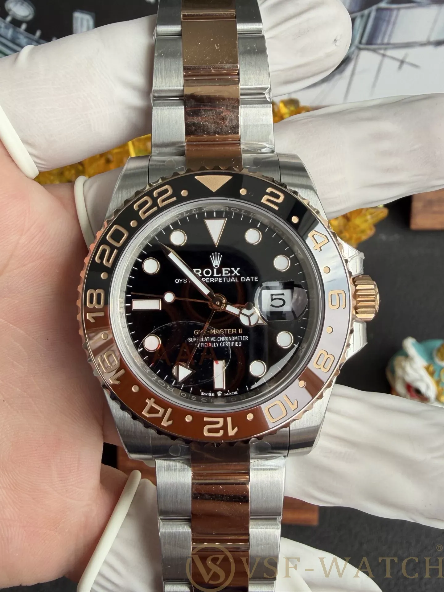 VSF Watch Factory Rolex GMT-Master II “Root Beer” Two-Tone E