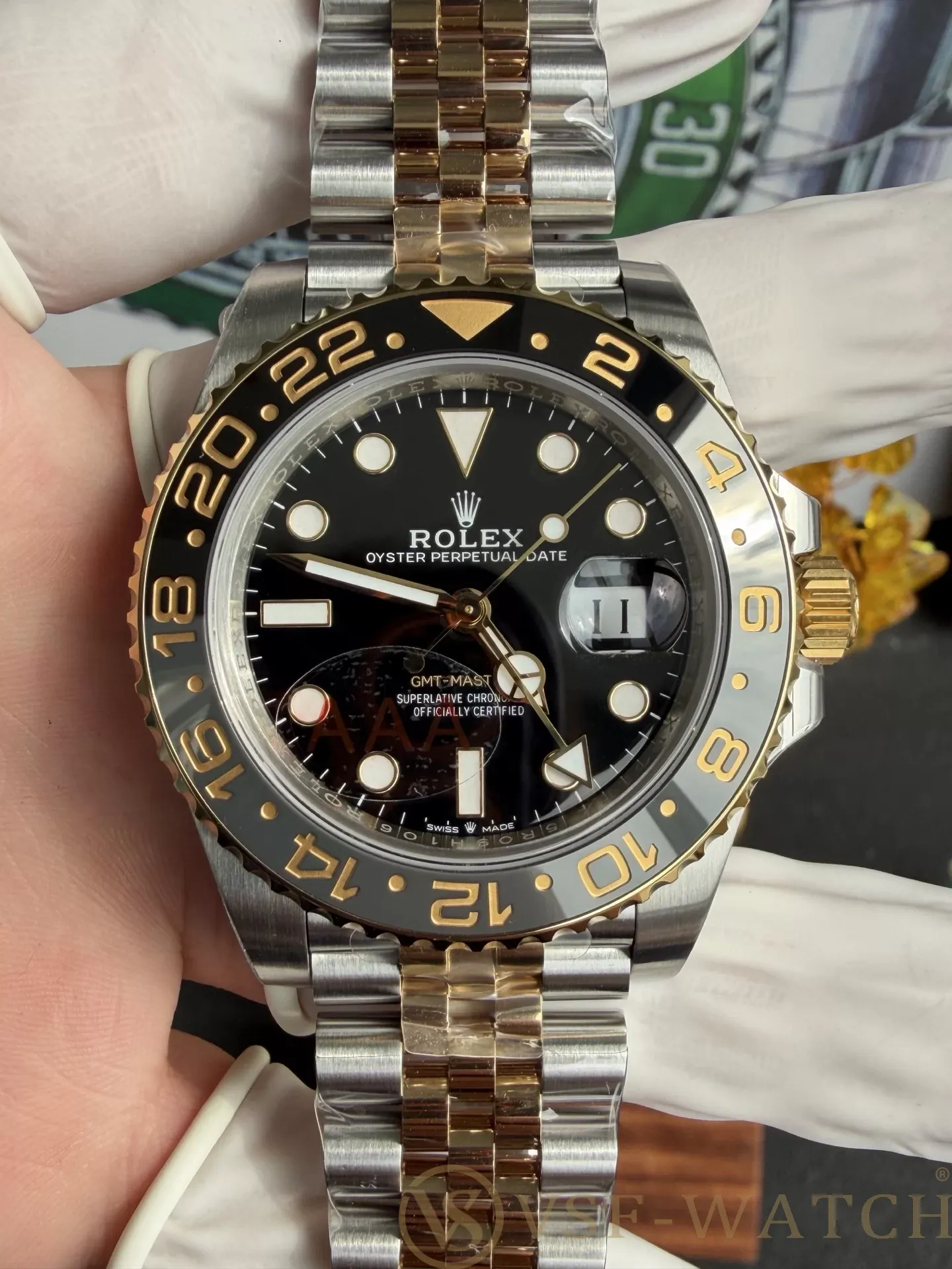 VSF Watch Factory Rolex GMT-Master II Two-Tone Yellow Gold B
