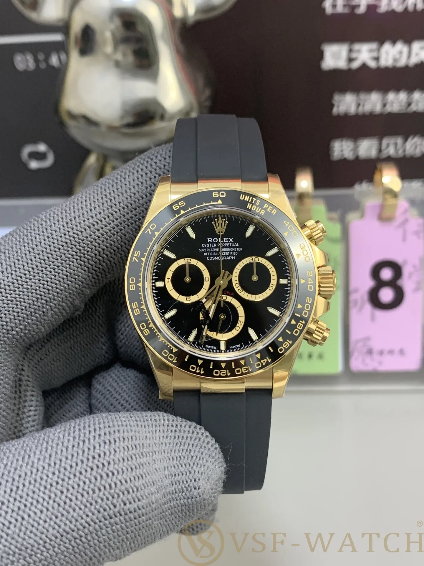 VSF Watch Factory Rolex Cosmograph Daytona 40mm Black Panda 