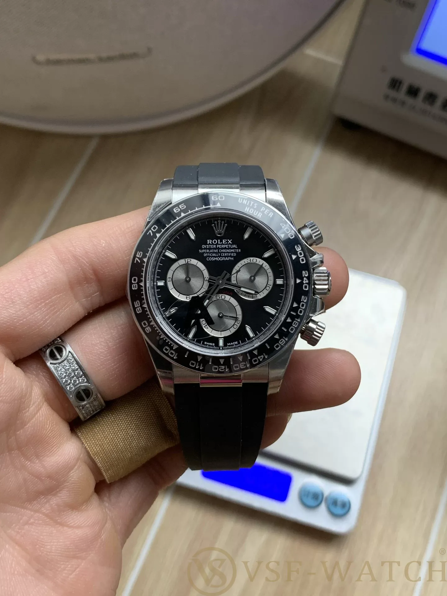 VSF Watch Factory Rolex Cosmograph Daytona Black Dial Cerami