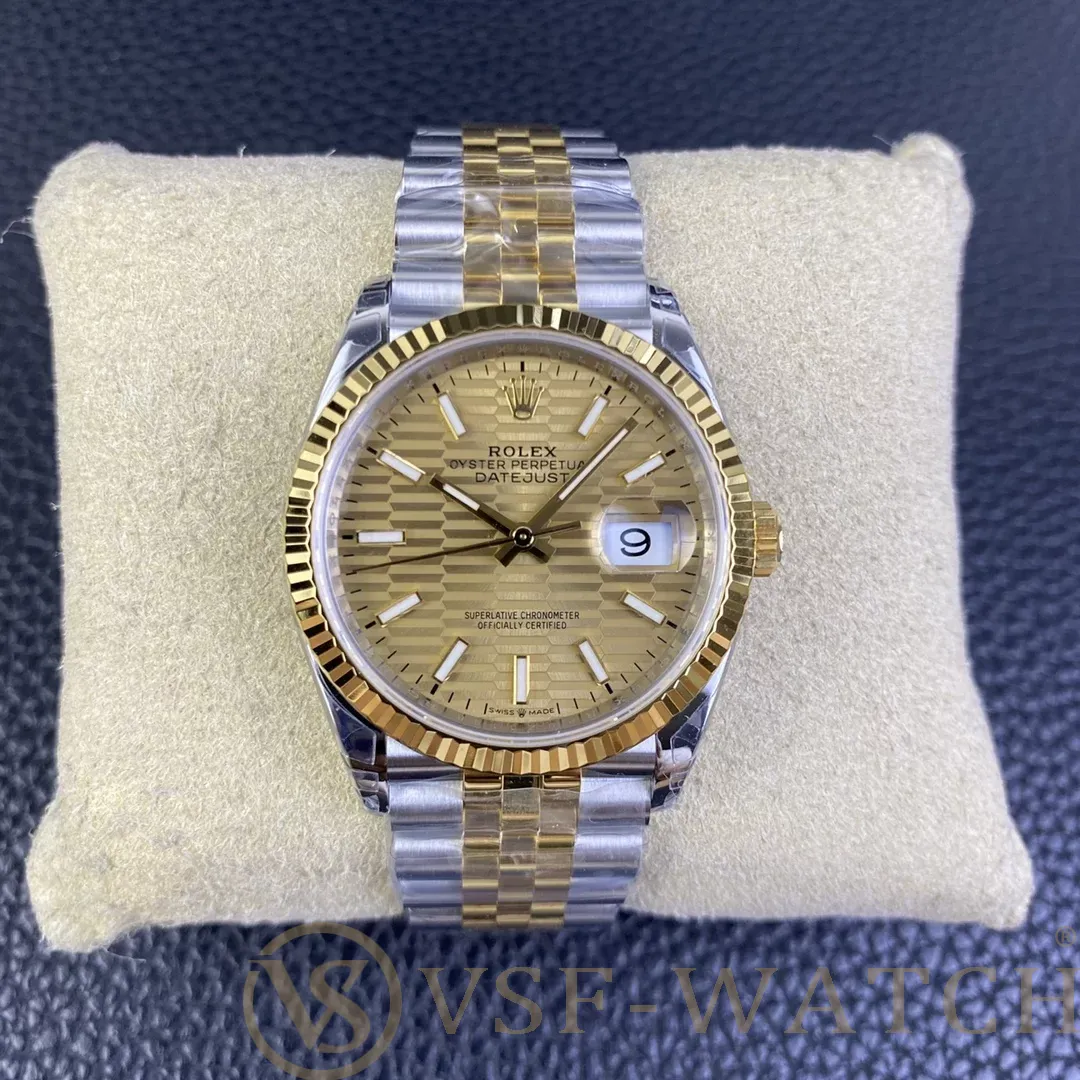 VSF Watch Factory Rolex Datejust 36mm Two-Tone Yellow Gold F