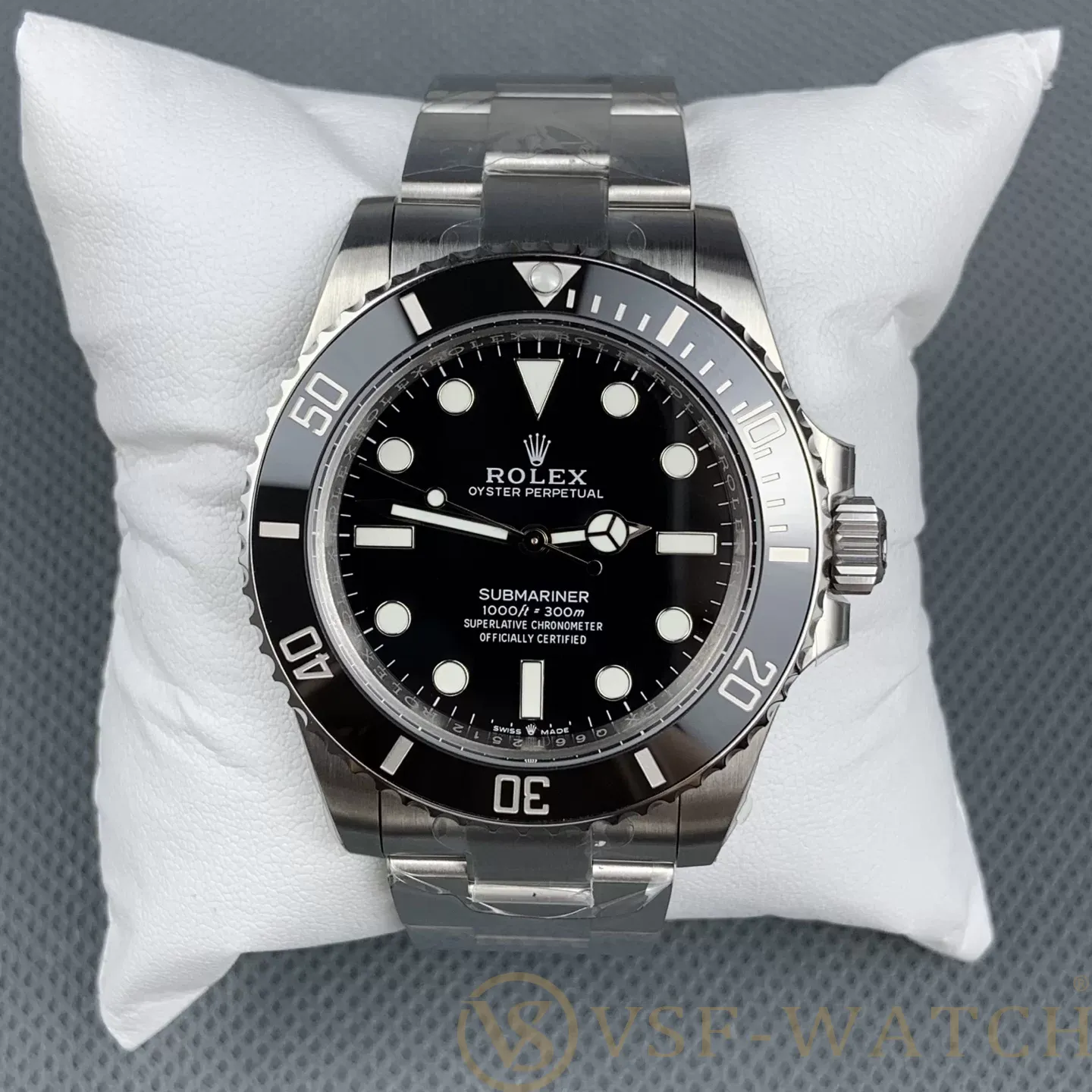 VSF Watch Factory Rolex Submariner “No-Date” Black 41mm (124