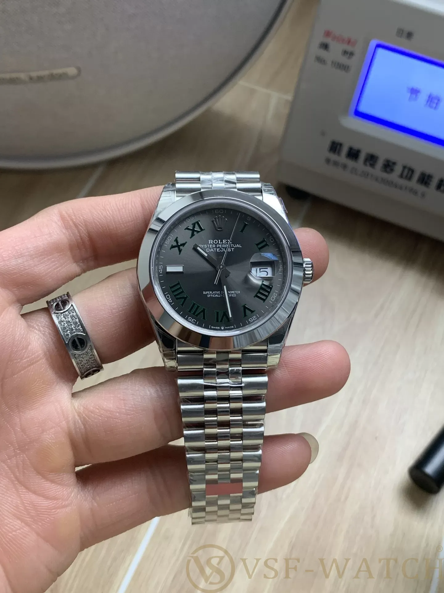 VSF Watch Rolex Datejust 41mm Slate Grey”Wimbledon” Dial Smo