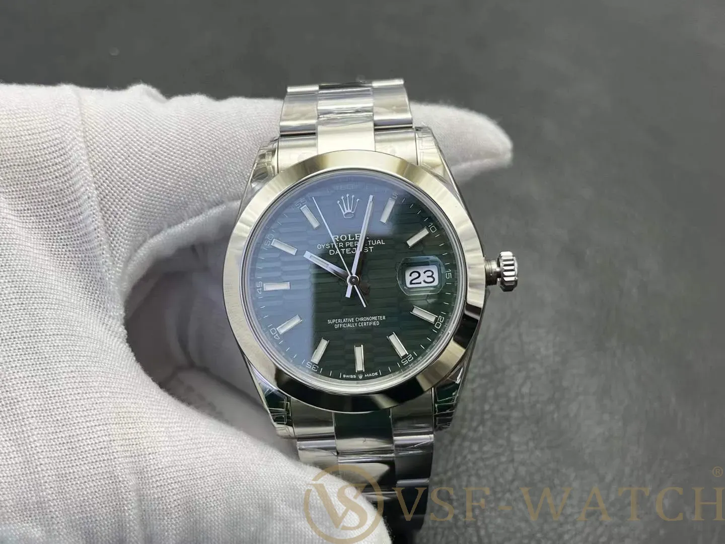 VS Factory Rolex Datejust 41mm”Mint Green Fluted Motif” Dial